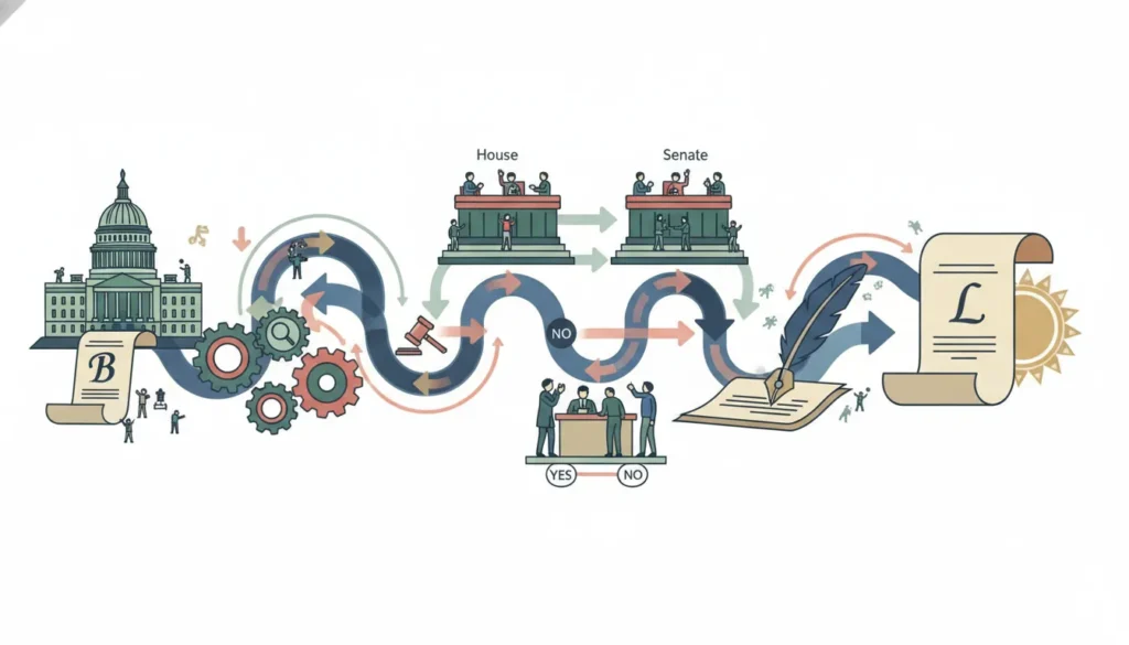 How a Bill Becomes a Law: The Visual Guide