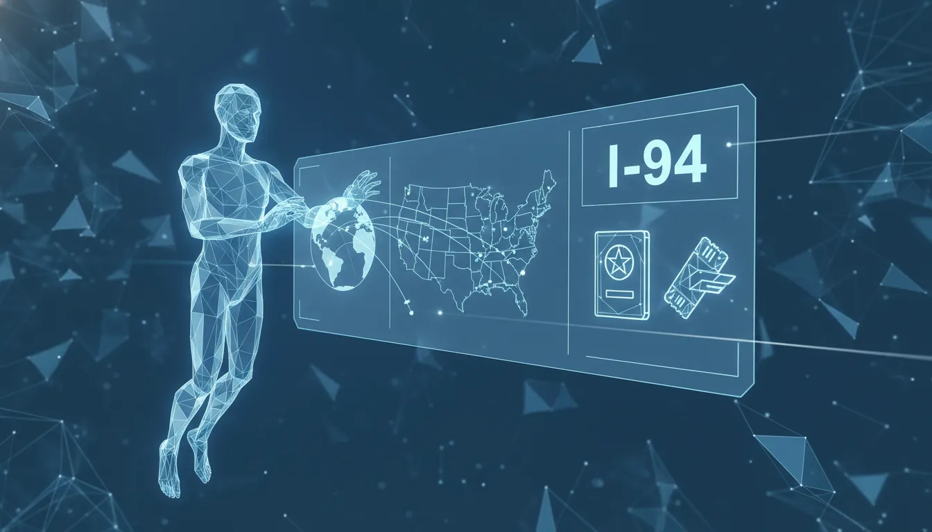 how to find and correct U.S. Form I-94 record
